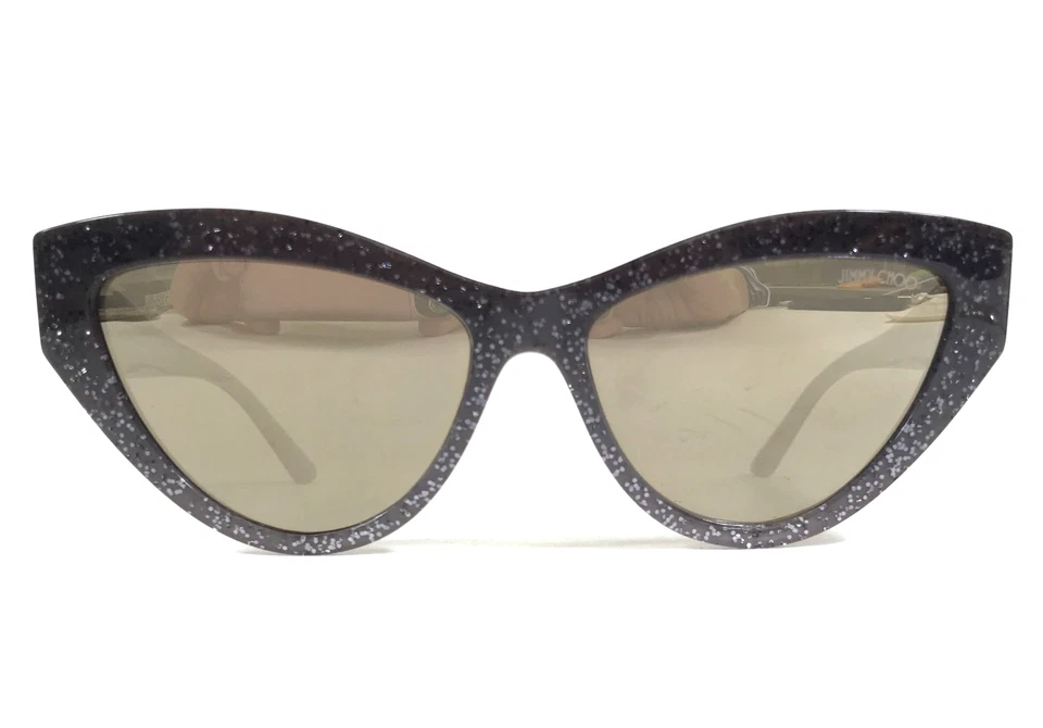 Jimmy Choo Sunglasses JC5004 5046/5A Glitter Gray Frames w Brown Mirrored Lenses - Image 3 of 4