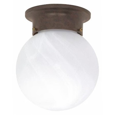 NUVO 60-259 1-Light 60W Incandescent Basic Fixture, Old Bronze Finish