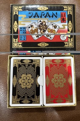 Vintage Platnik Playing Cards Japan Bridge Rummy 2143 Double Deck