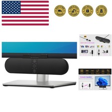 Computer Speakers for Desktop PC Monitor, USB Plug-in, Wired, Computer Soundb...