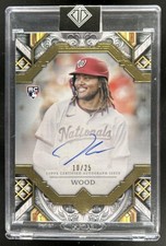 2025 Topps Transcendent James Wood Auto RC Rookie #/25 Nationals