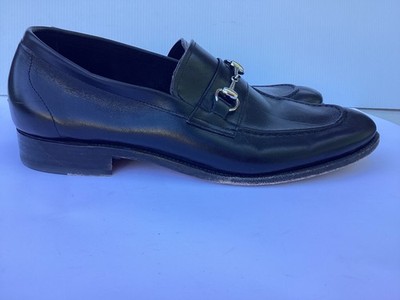 Black Meermin Silver Horse Bit Goodyear Welted Loafers 9.5 Black Meermin Silver Horse Bit Goodyear Welted Loafers 9.5  main image 2