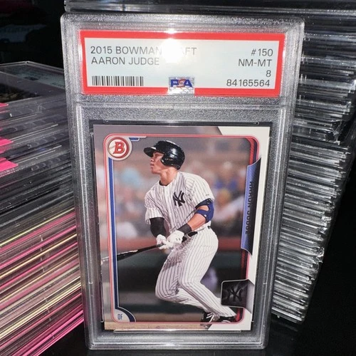 2015 Bowman Draft Aaron Judge #150 PSA 8 Yankees Prospect Rookie