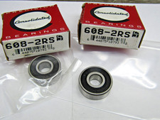  Lot of 2 Consolidated 608-2RS 8mm X 22mm X 7mm Sealed Bearing
