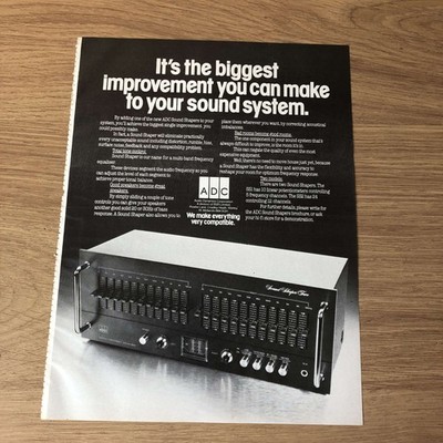 GRAM136 ZEITSCHRIFTENWERBUNG 11X8 DER ADC SOUND SHAPER ZWEI