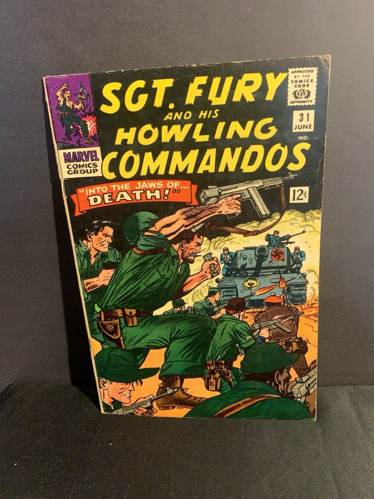 Sgt Fury and His Howling Commandos 31 Marvel 1966 Nazi Swastika Cover ...