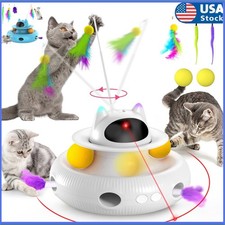 Cat Laser Interactive Indoor Cat Pet Toys Automatic, USB Cat Teaser Pet Toys