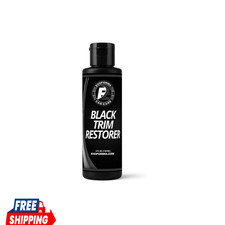 Black Trim Restorer - Lasts 6+ Months, Dye In...