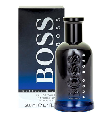 Authentic Hugo Boss Bottled Night EDT 200ml Spray Men s Long Lasting Fragrance