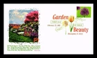 US COVER GARDEN BEAUTY FIRST DAY ISSUE PICTORIAL CANCEL PANDA CACHET