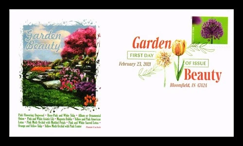 US COVER GARDEN BEAUTY FIRST DAY ISSUE PICTORIAL CANCEL PANDA CACHET