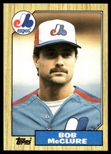Bob McClure 1987 Topps #707 Montreal Expos MLB READ FREE SHIPPING AutographDen