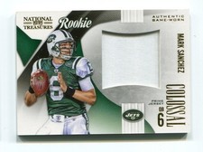 2009 Playoff National Treasures Rookie Colossal Materials Mark Sanchez #1 RC /25