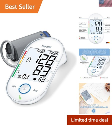 #ad #ad Automatic Blood Pressure Monitor for 2 Users – Backlit Display amp; Cuff Included $53.99