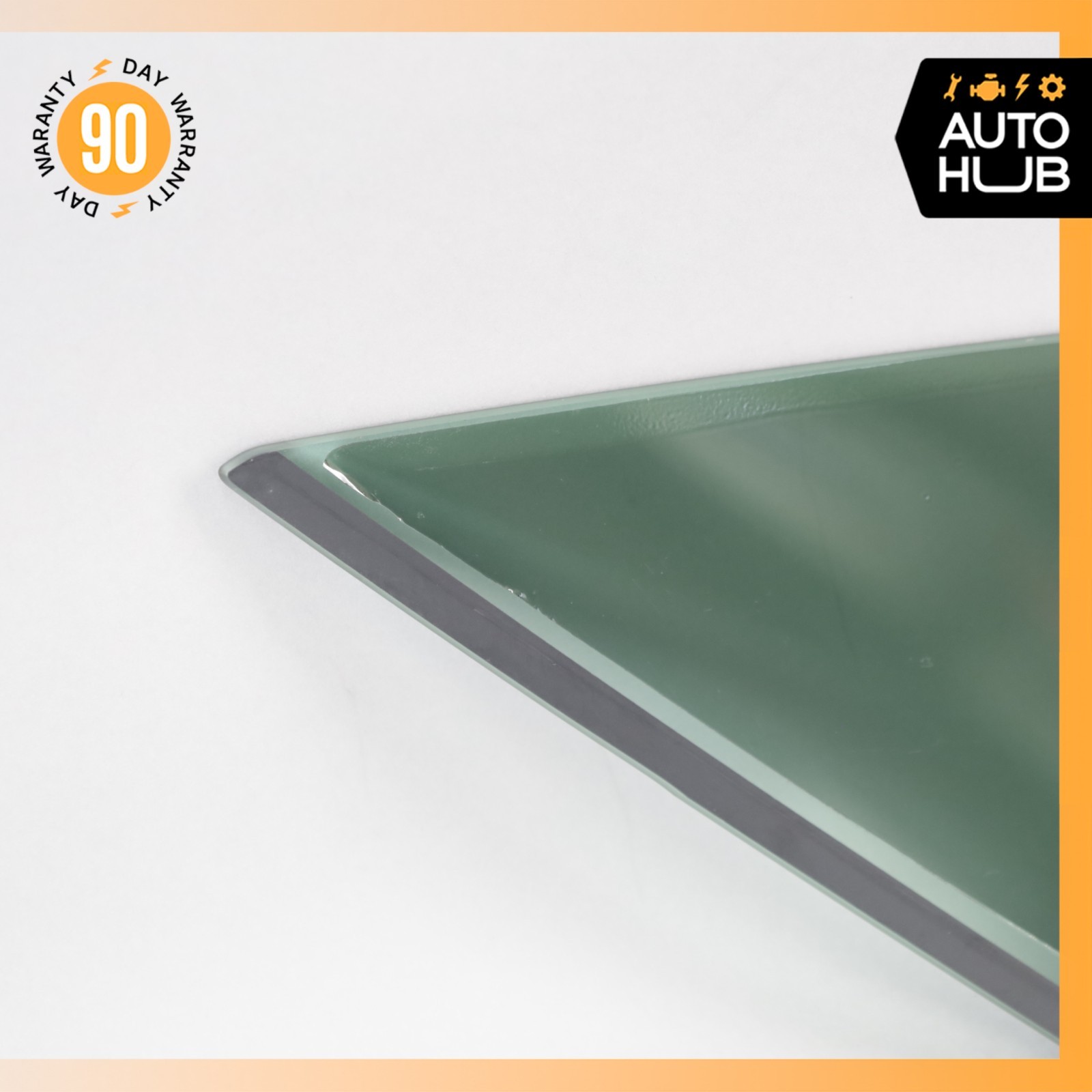 Aston Martin V8 V12 Vantage Front Left Driver Side Door Corner Window Glass OEM