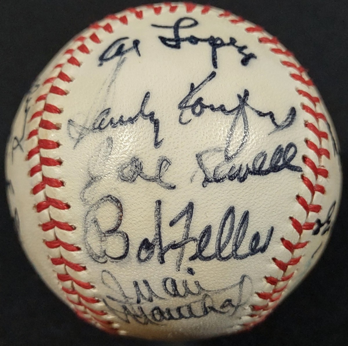 Sandy Koufax Cool Papa Bell Burleigh Grimes Bill Dickey Signed