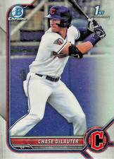2022 Bowman Draft Chrome  CHASE DELAUTER (#BDC-49) 1st Bowman Rookie Refractor