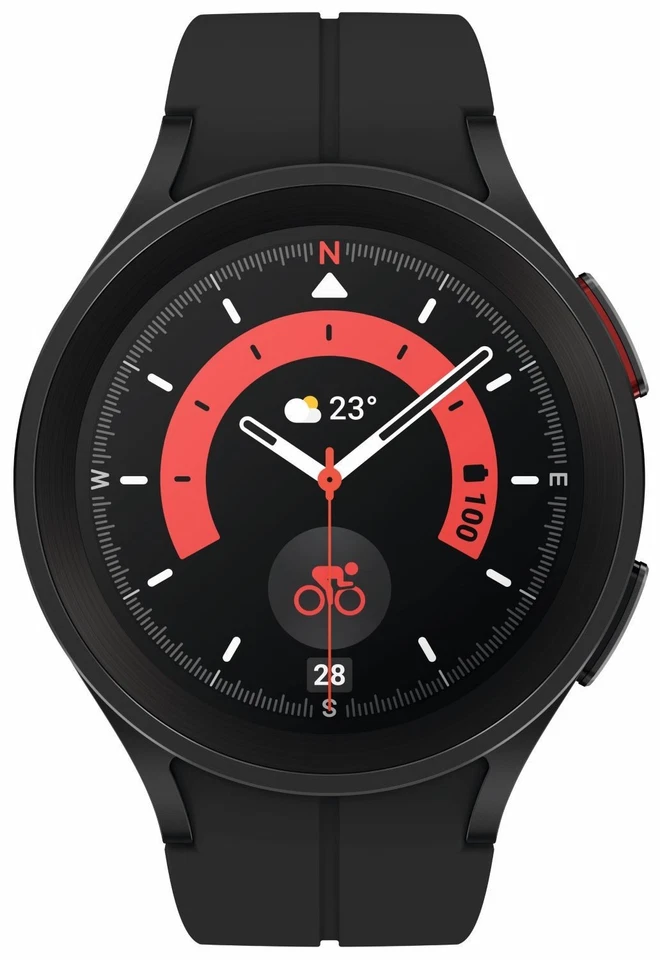 Samsung Galaxy Watch 5 Pro 45mm WiFi Black Titanium - Neuwertig SM-R920