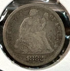 1882-P Seated Liberty Dime — photo from another recent sale