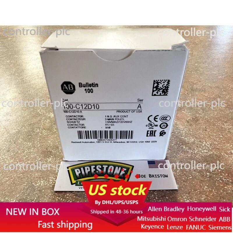 100-C12D10 Ser/A Contactor 120V 12A **Kentucky Stock** US Free Tax 646826320320