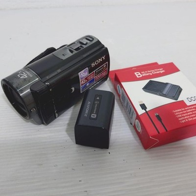 Sony HDR-CX180 Handycam HD Camcorder 30x Optical Zoom Black Tested