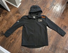 Philadelphia Flyers Fanatics Authentic Pro Full Zip hooded Jacket Size Small