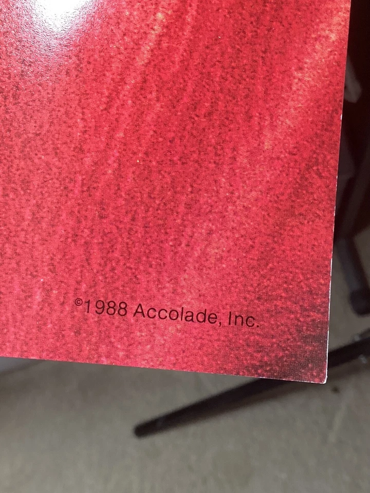 Vintage 30”x23” poster 1988 Grand Prix Circuit C64 Accolade Commodore 64 (L16) - Image 2 of 4