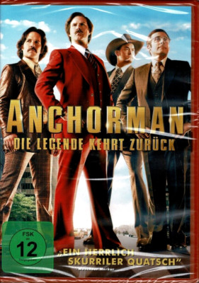 Anchorman - Die Legende kehrt zurück [DVD] NEU / OVP | Komödie Will Ferrell