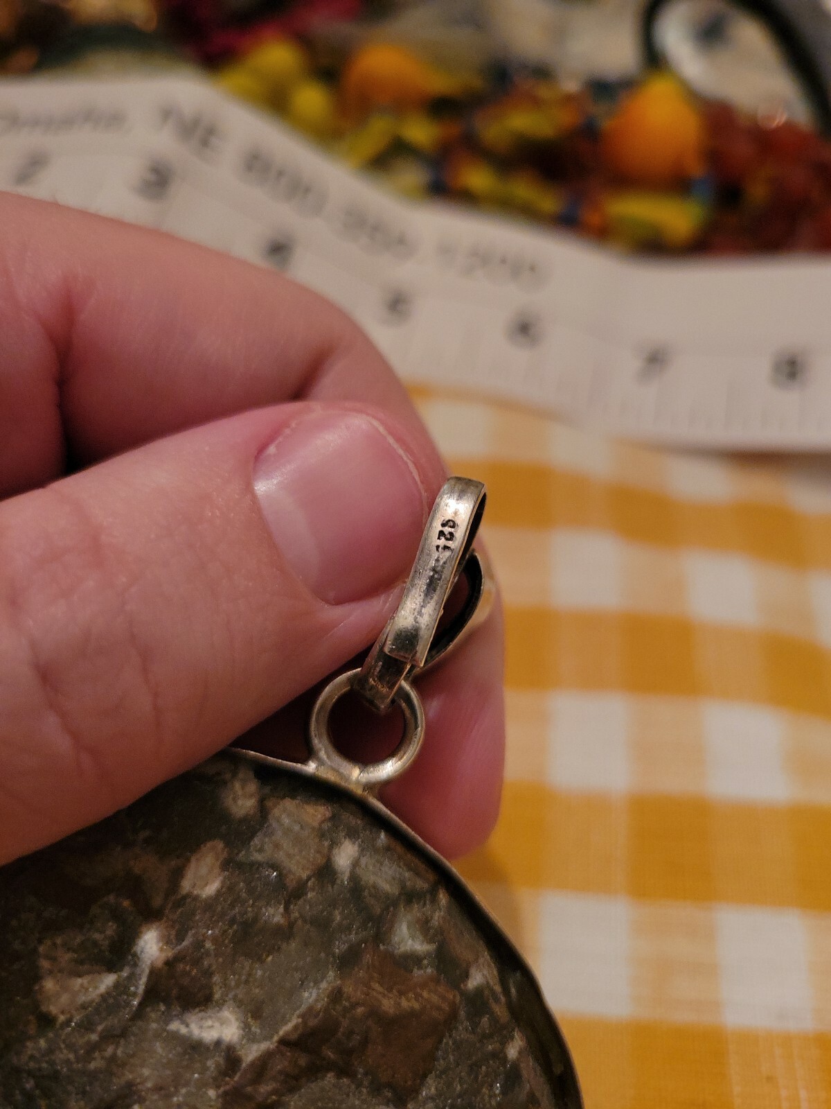 Massive Statement Sterling Silver Amonite Citrine… - image 7