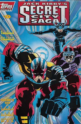 Jack Kirby´s Secret City Saga No.0-4 / 1993 OVP mit Trading Cards / Steve Ditko