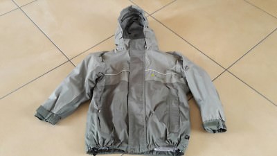 jeantex kinder Regenjacke leicht gefüttert grün töne  gr 116 