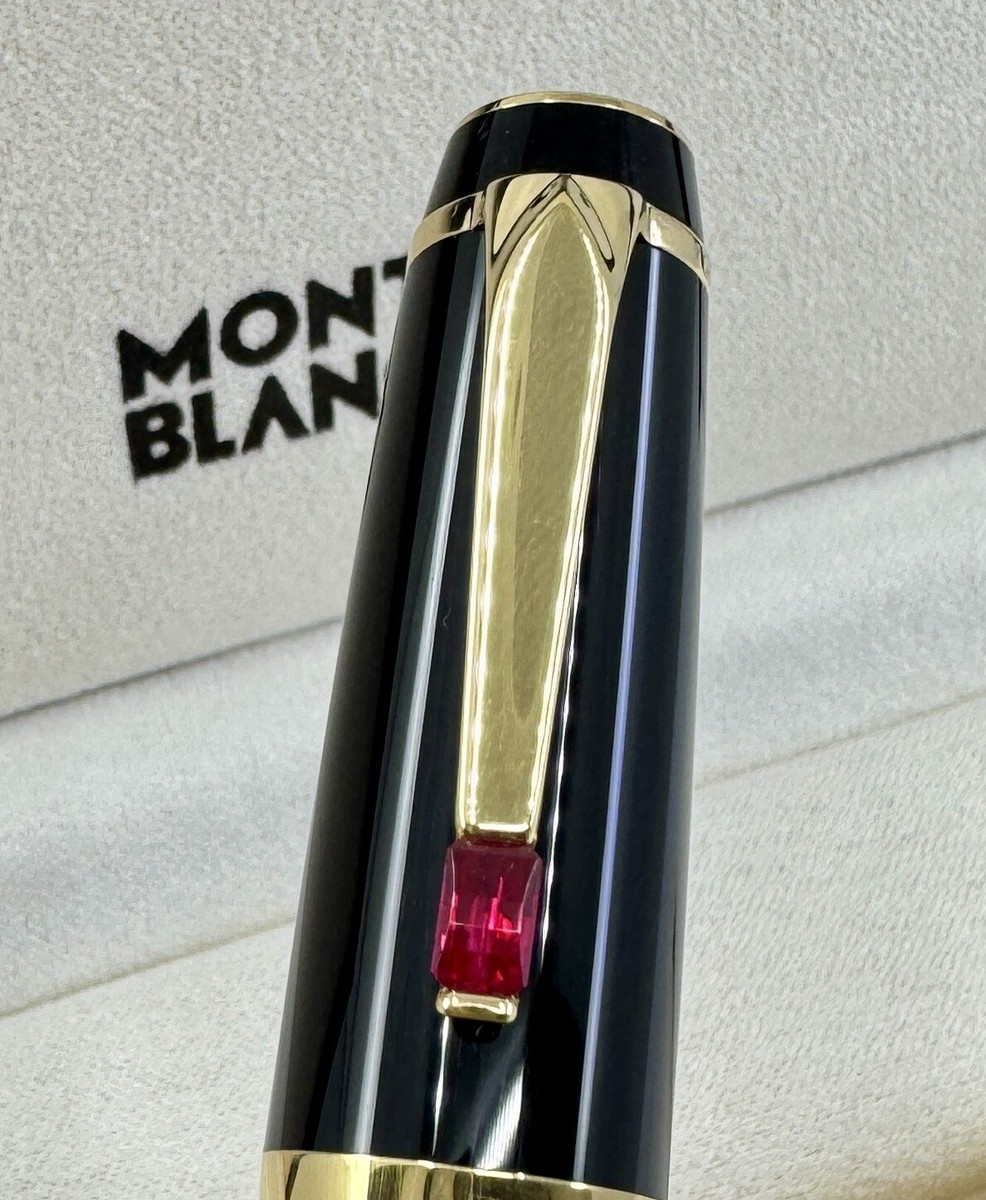 Montblanc Boheme Rouge Synthetic Ruby Gemstone Rollerball Pen. | eBay