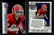 2024 Pro Set Metal Football Wave Galaxy Retro Ladd McConkey 1/1