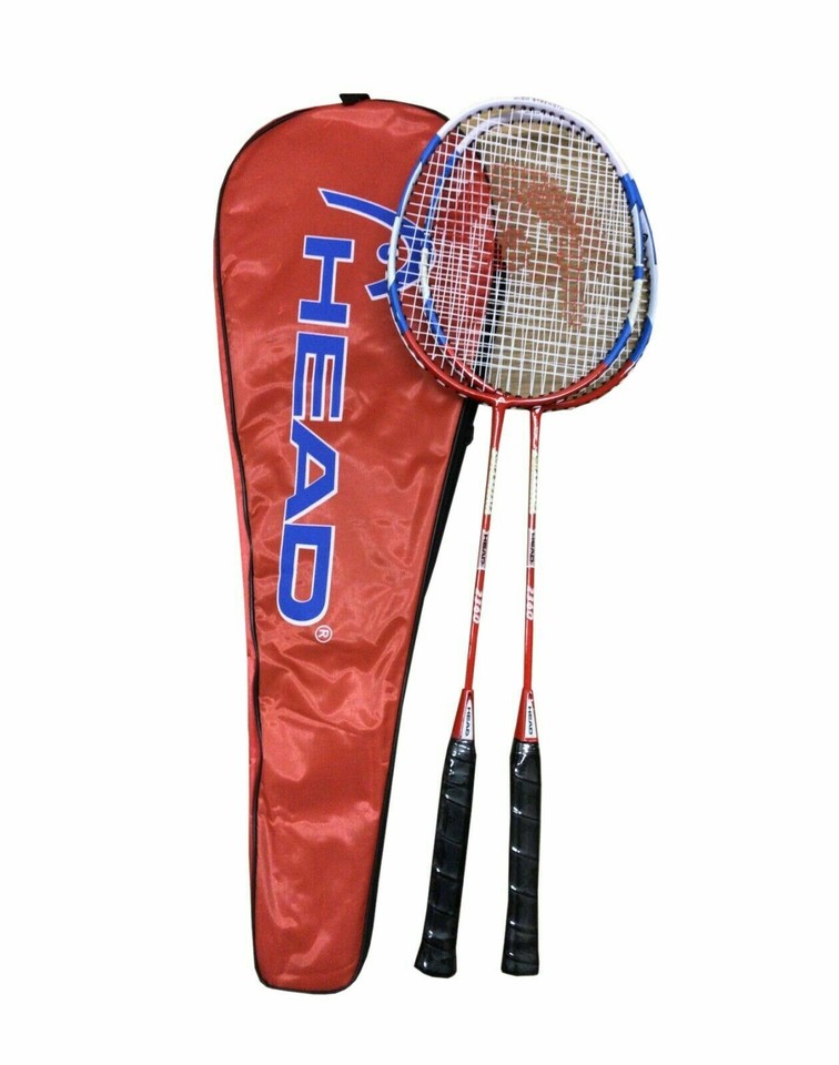 Head Pro Badminton Racket pair with carry bag Red, Blue or 12 ...