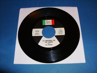 LA RAZA ''LA HISTORIA DE UN AMOR'' RAZA-010 NM-   TEX MEX 45 RPM