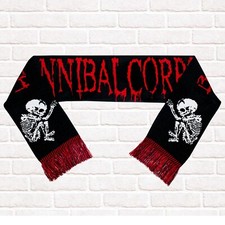 Cannibal Corpse black embroidered scarf, Butchered at Birth. Brutal Death Metal.