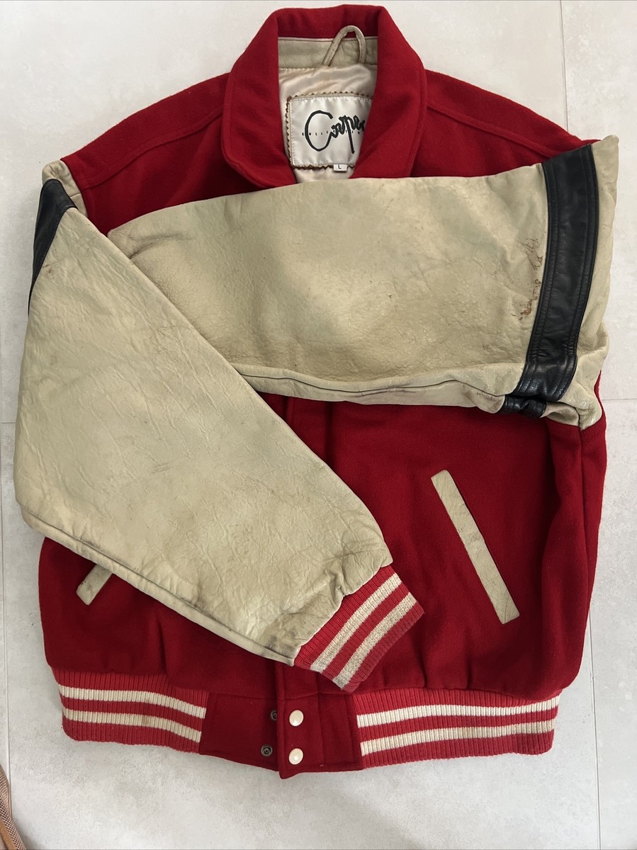 Veste Budweiser vintage homme MOYEN satin bombardier King Of Beers logo