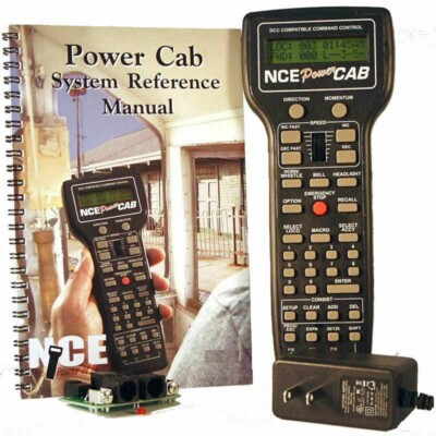 NCE-25 Power Cab DCC Starter System 2 Amp Version - BLACK