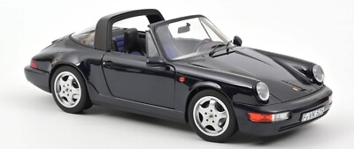 1991 PORSCHE 911 (964) CARRERA 4 TARGA BLUE 1:18 by NOREV 187340
