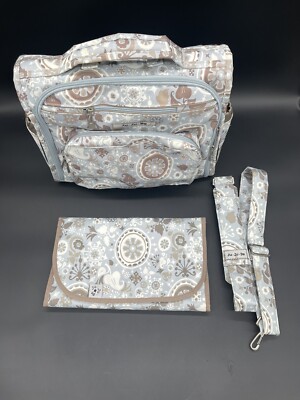 Ju Ju Be B.F.F. Pixie Dust Diaper Bag Backpack-Blue Baby Bag Jujube NWOT