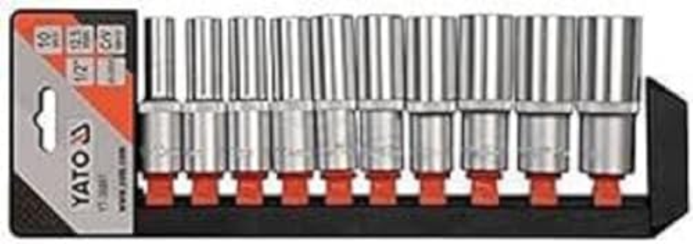 YT YATO-38861 socket-set 1/2 "" 10pcs
