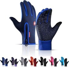 Winter Cold Weather Windproof Gloves Touchscreen Fingers Non-Slip Thermal Gloves