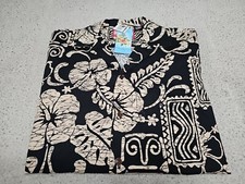 RJC Hawaiian Vintage Look Tropical Button-up Short Sleeve Shirt SZ S:Made HAWAII