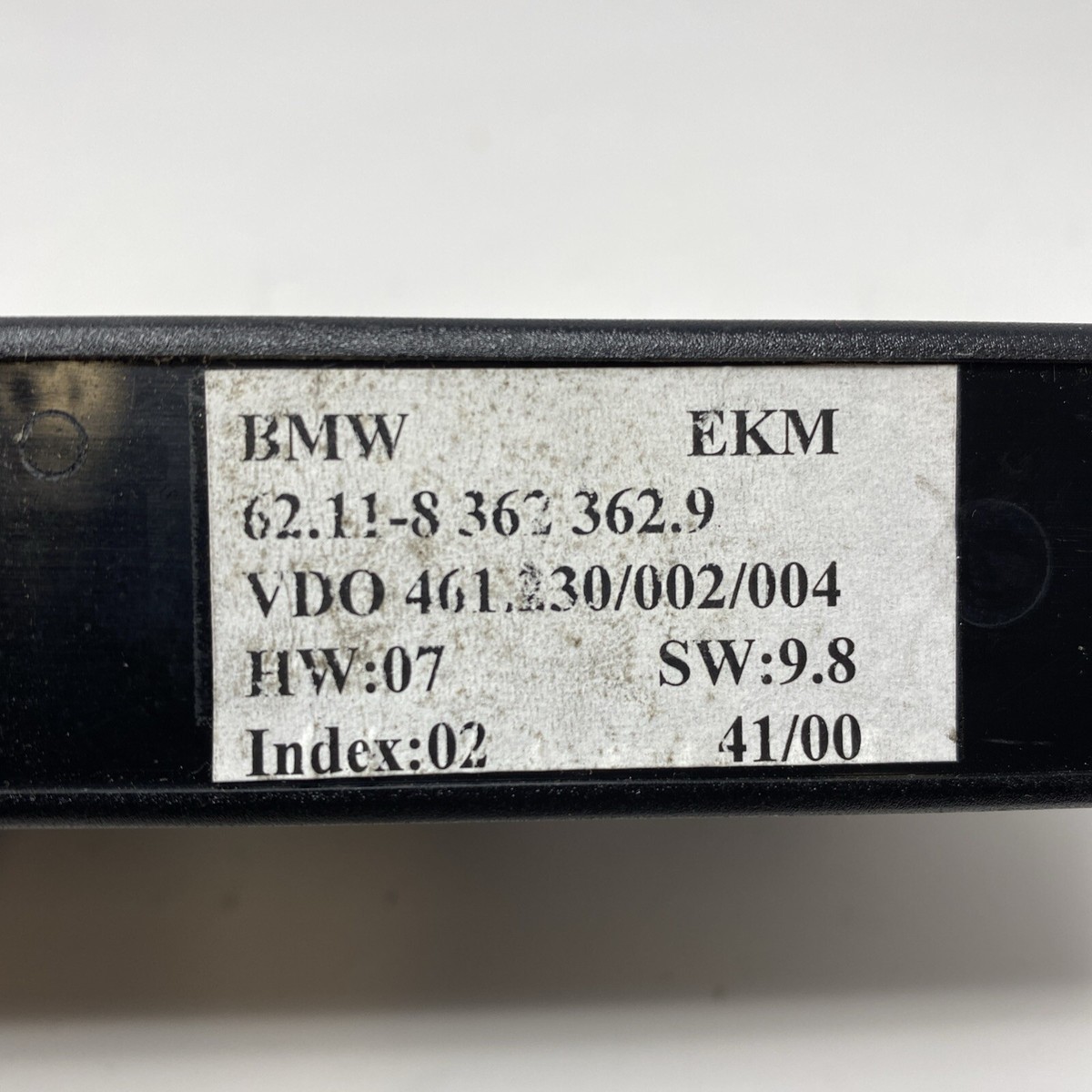 1990 BMW E31 850Ci Body Module EKM | 62118362362 | Genuine OEM