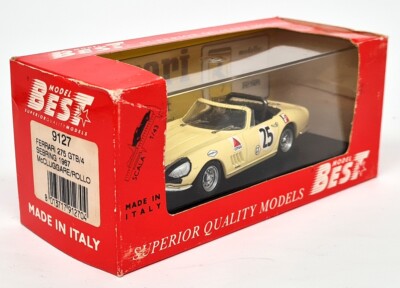 BEST-MODEL 9811 Scale 1/43 | FERRARI 250LM N 23 12h SEBRING 1967 P.RODRIGUEZ -  LA CHICA RED