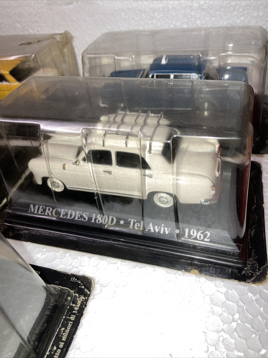Lot De Voitures Miniatures Mercedes Taxi - Collection 1/43 - Marque IXO