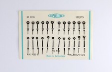 16S Waltham Pocket Watch Faded Blue Hour and Minute Spade/Pointer Hands