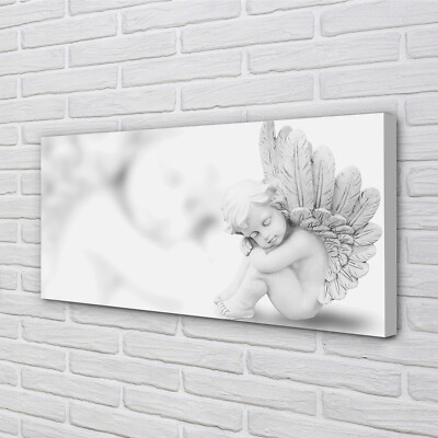 Tulup Leinwandbild 120x60 Wandkunst Schlafenengel