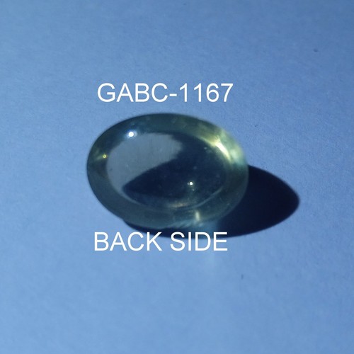 3.7Ct 10.5x7.7x6.6 MM Natural Grey Color Golden Moonstone Oval Cabochon Gemstone - Picture 18 of 24