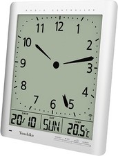 Radio Control Wall Clock  UK  and Ireland Version Digital Analog Style Silent